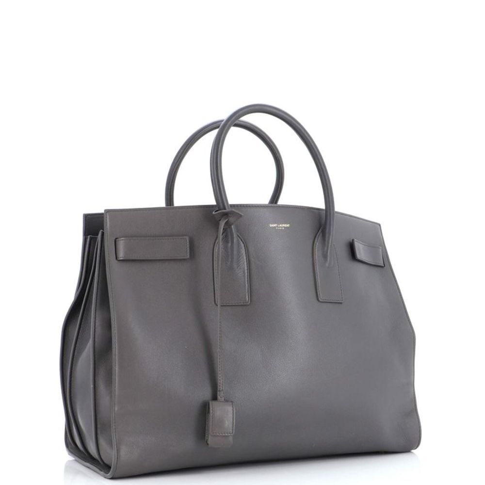 Saint Laurent Sac de Jour Bag Leather Large Gray - Picture 2 of 11